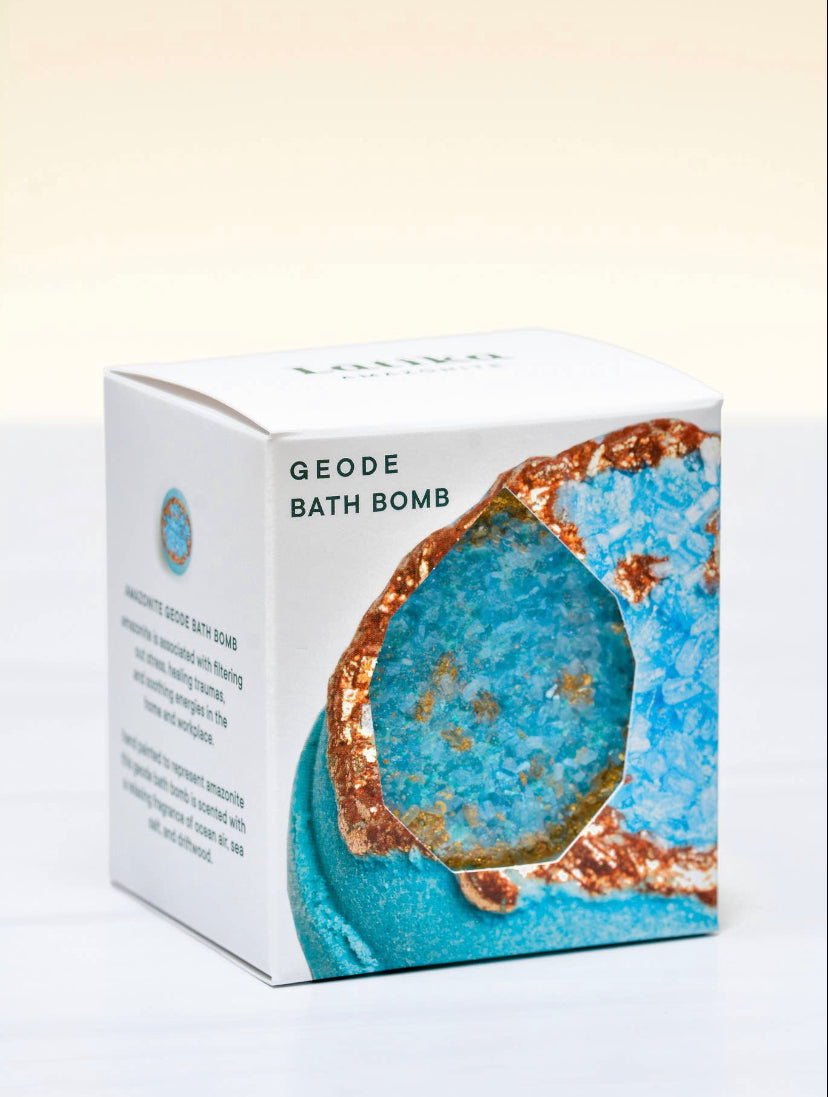 Amazonite Geode Bath Bomb