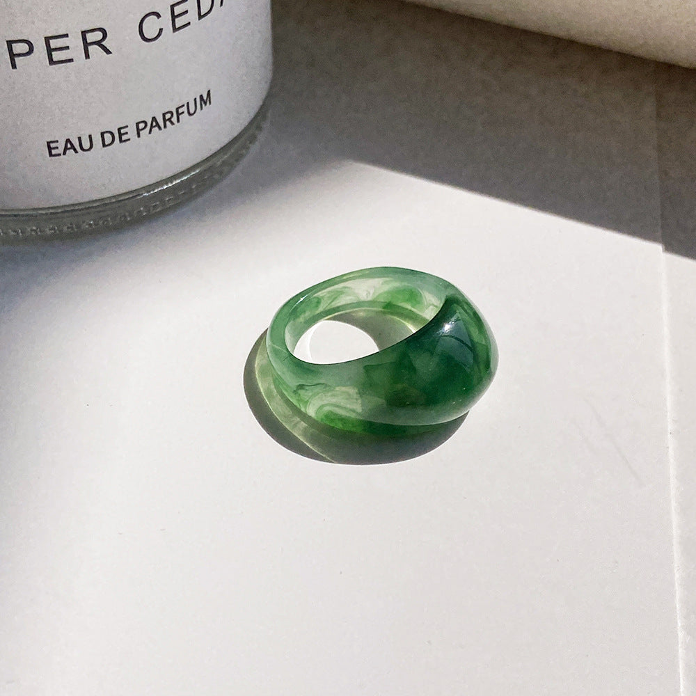 Geometric Resin Ring