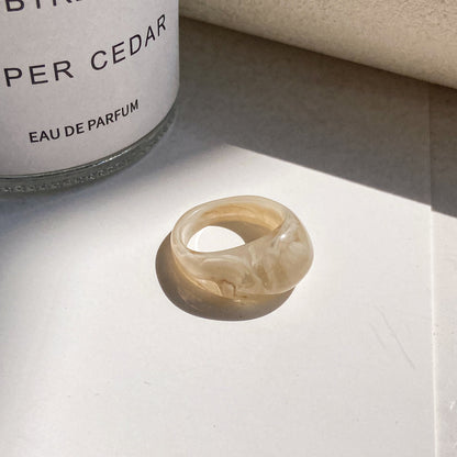 Geometric Resin Ring