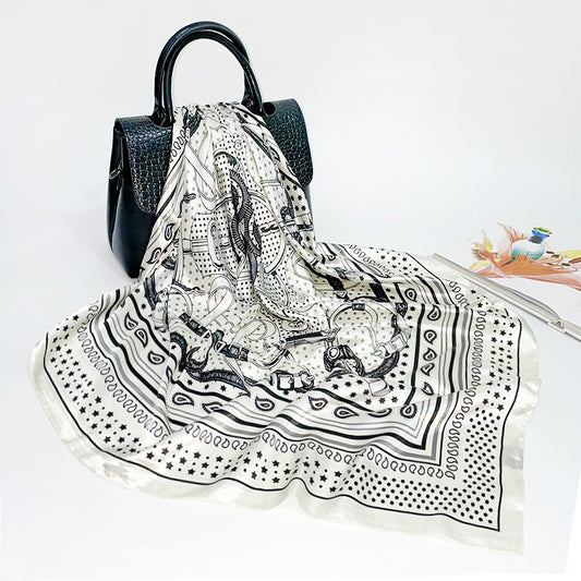 Paisley And Pentagram Scarf