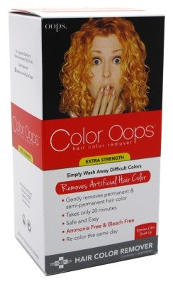 Color oops hair color remover